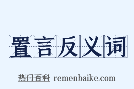 置言反义词是什么意思的图片